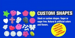 Custom shaped candy